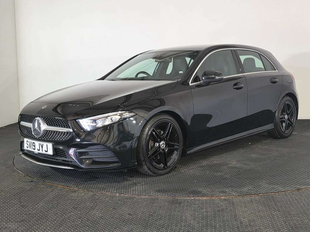 Mercedes-Benz A Class 1.5 A180d Amg Line Hatchback 7G-dct Eur SV19JYJ Black #3