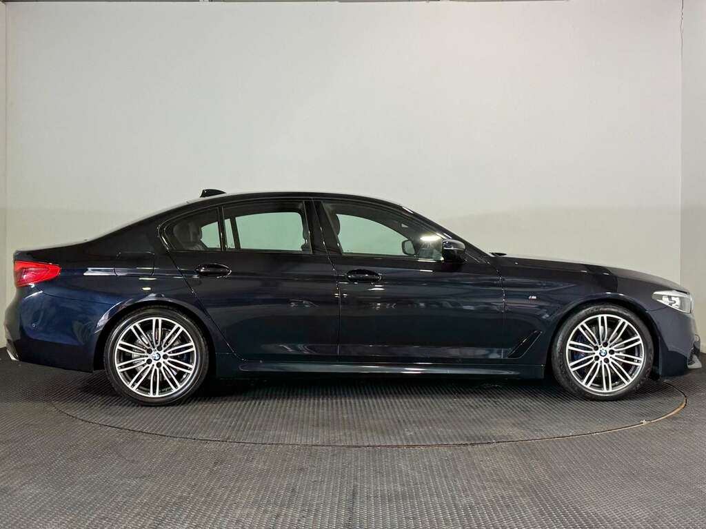 BMW 5 Series M Sport White #8