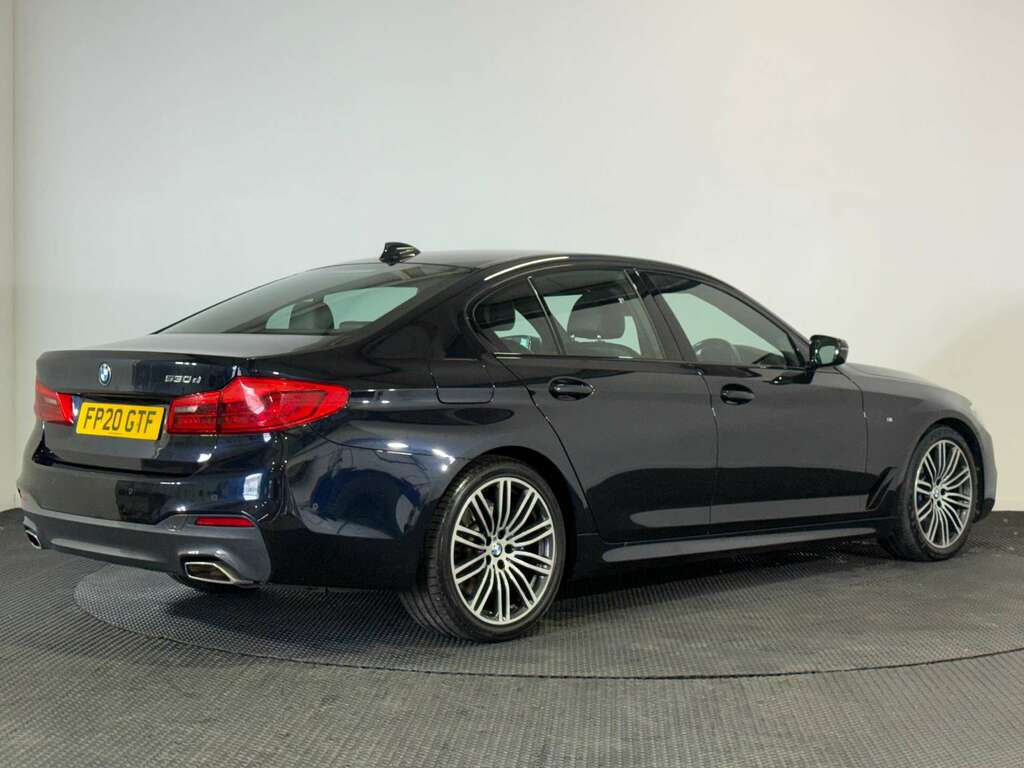 BMW 5 Series M Sport White #7