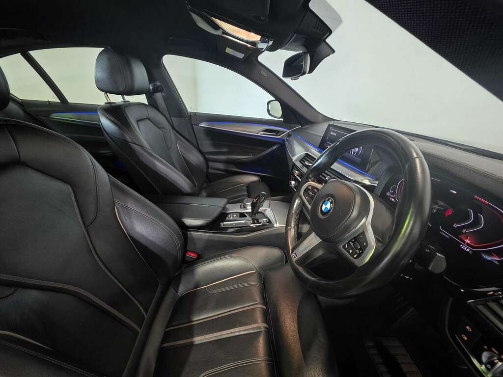BMW 5 Series M Sport White #11
