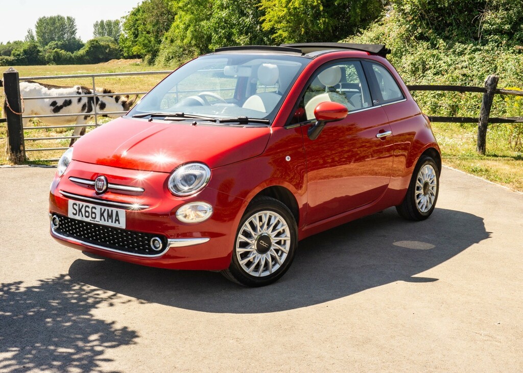Fiat 500C 1.2 500C My17 1.2 69Hp Lounge Convertible 2017 Red #5