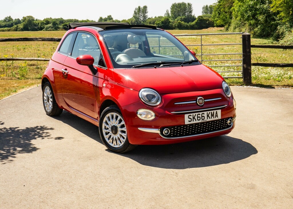 Fiat 500C 1.2 500C My17 1.2 69Hp Lounge Convertible 2017 Red