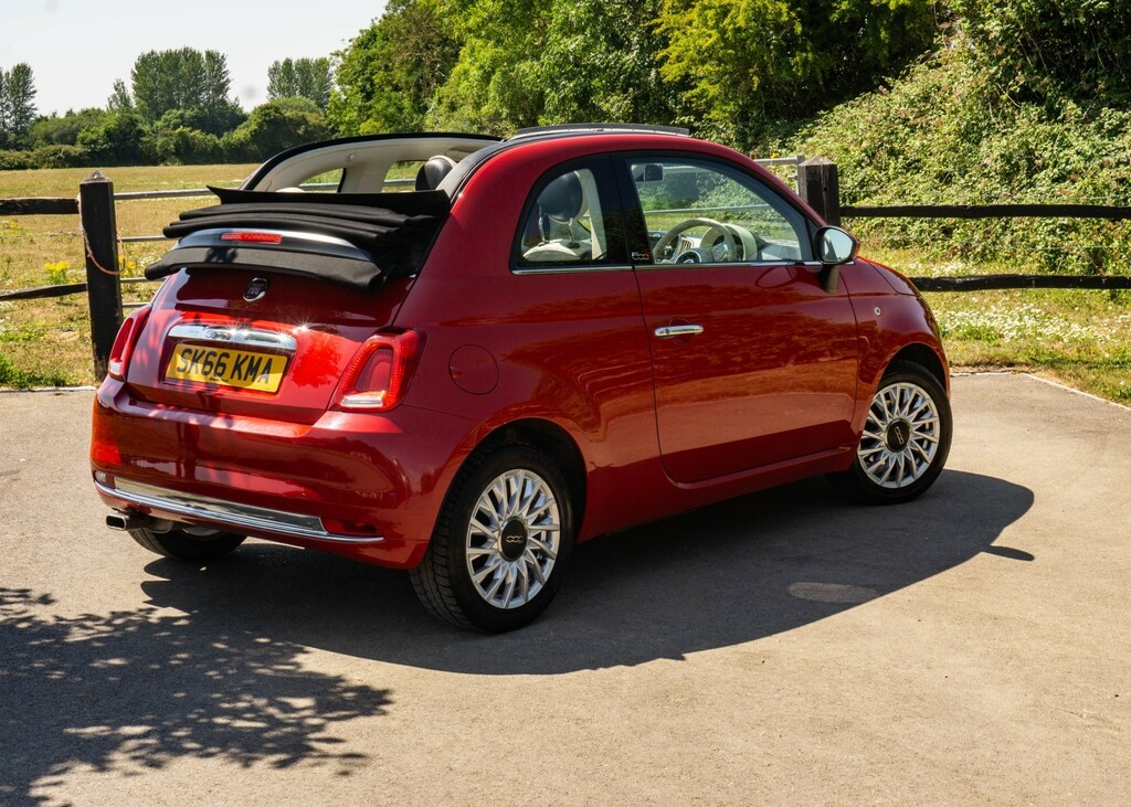 Fiat 500C 1.2 500C My17 1.2 69Hp Lounge Convertible 2017 Red #3