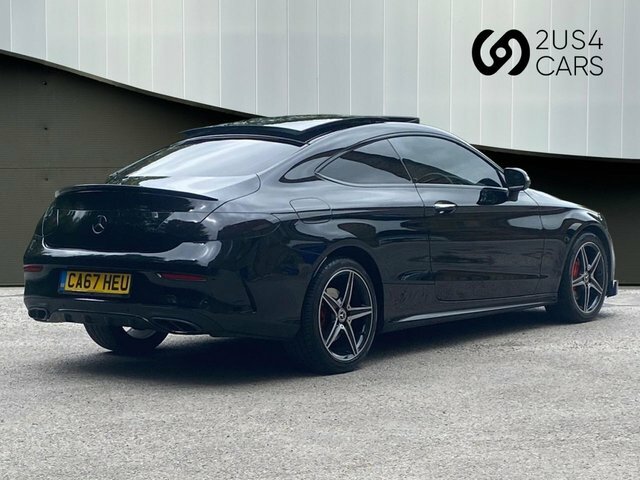 Mercedes-Benz C Class 2.0 C200 Amg Line Premium Coupe G-tro CA67HEU Black #3