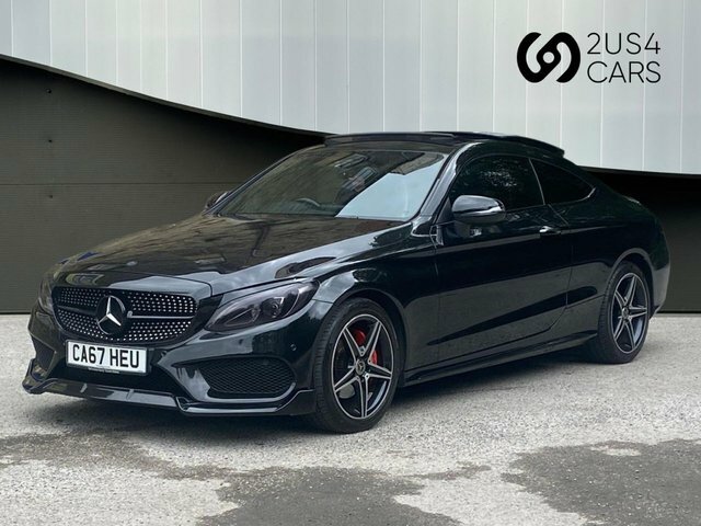 Mercedes-Benz C Class 2.0 C200 Amg Line Premium Coupe G-tro CA67HEU Black #2