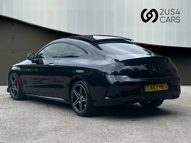 Mercedes-Benz C Class 2.0 C200 Amg Line Premium Coupe G-tro CA67HEU Black #4