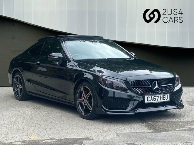 Mercedes-Benz C Class 2.0 C200 Amg Line Premium Coupe G-tro Black