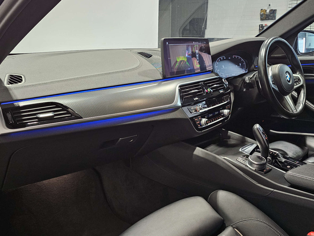 BMW 5 Series 530D Mht M Sport Saloon Hybrid Steptronic X Blue #3
