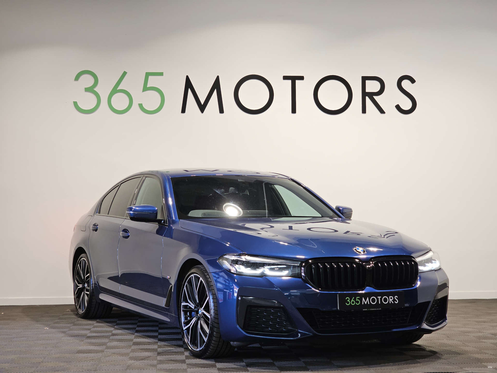 BMW 5 Series 530D Mht M Sport Saloon Hybrid Steptronic X Blue #4