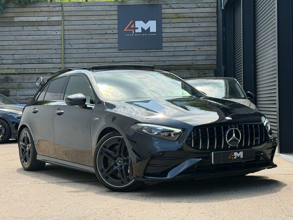 Mercedes-Benz A Class 2.0 A35h Mhev Amg Premium Plus Hatchback Pet VX73OPP Black