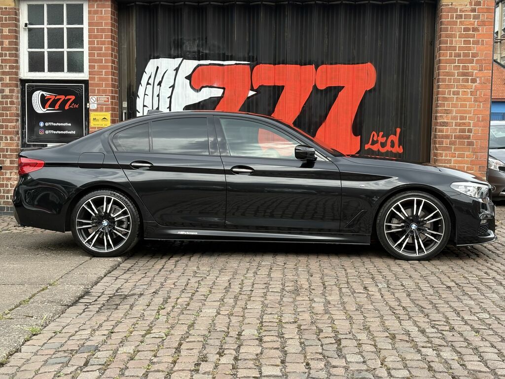 BMW 5 Series 2017 2.0 520D M Sport Saloon Euro Black #2