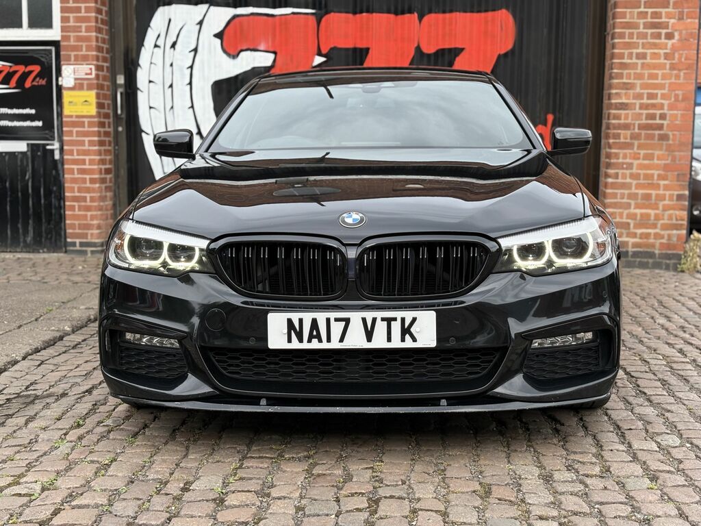 BMW 5 Series 2017 2.0 520D M Sport Saloon Euro Black #3
