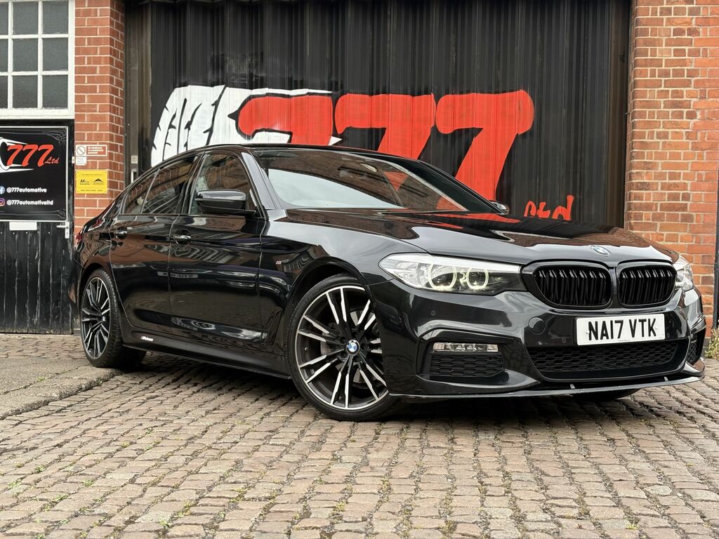 BMW 5 Series 2017 2.0 520D M Sport Saloon Euro Black #5