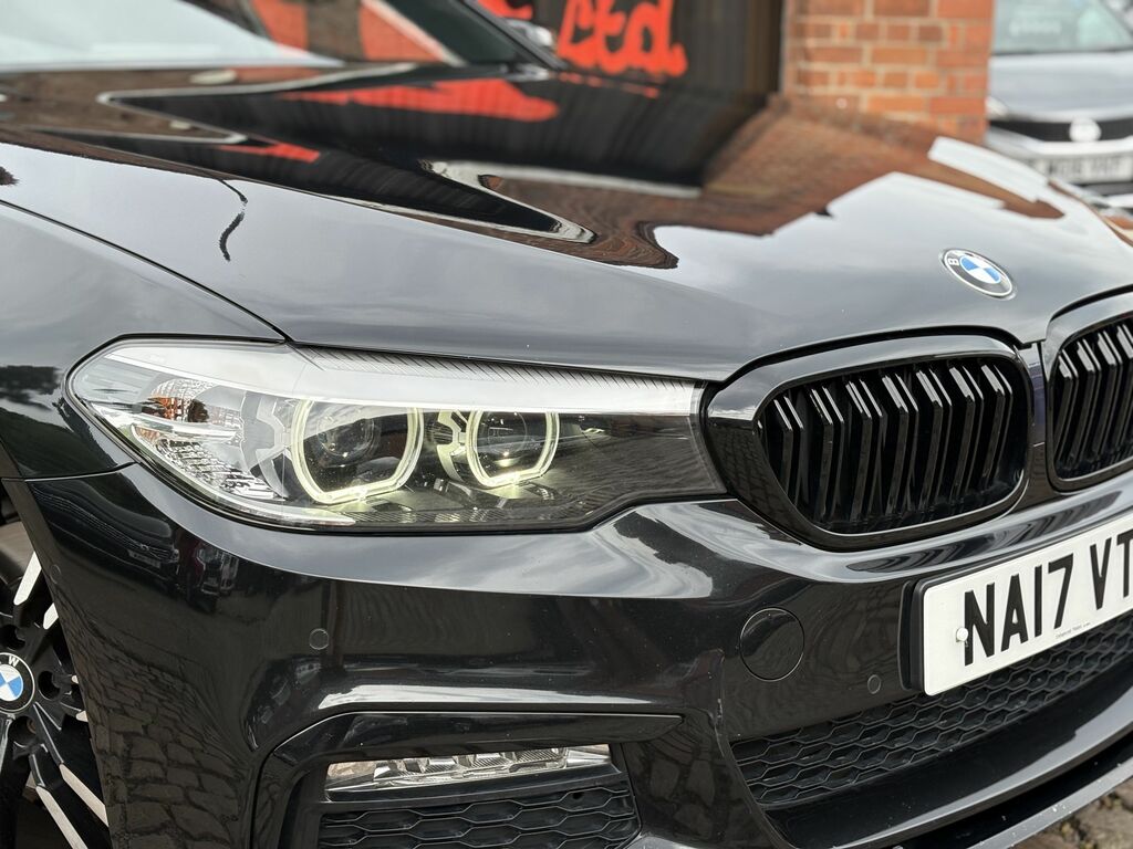 BMW 5 Series 2017 2.0 520D M Sport Saloon Euro Black #6