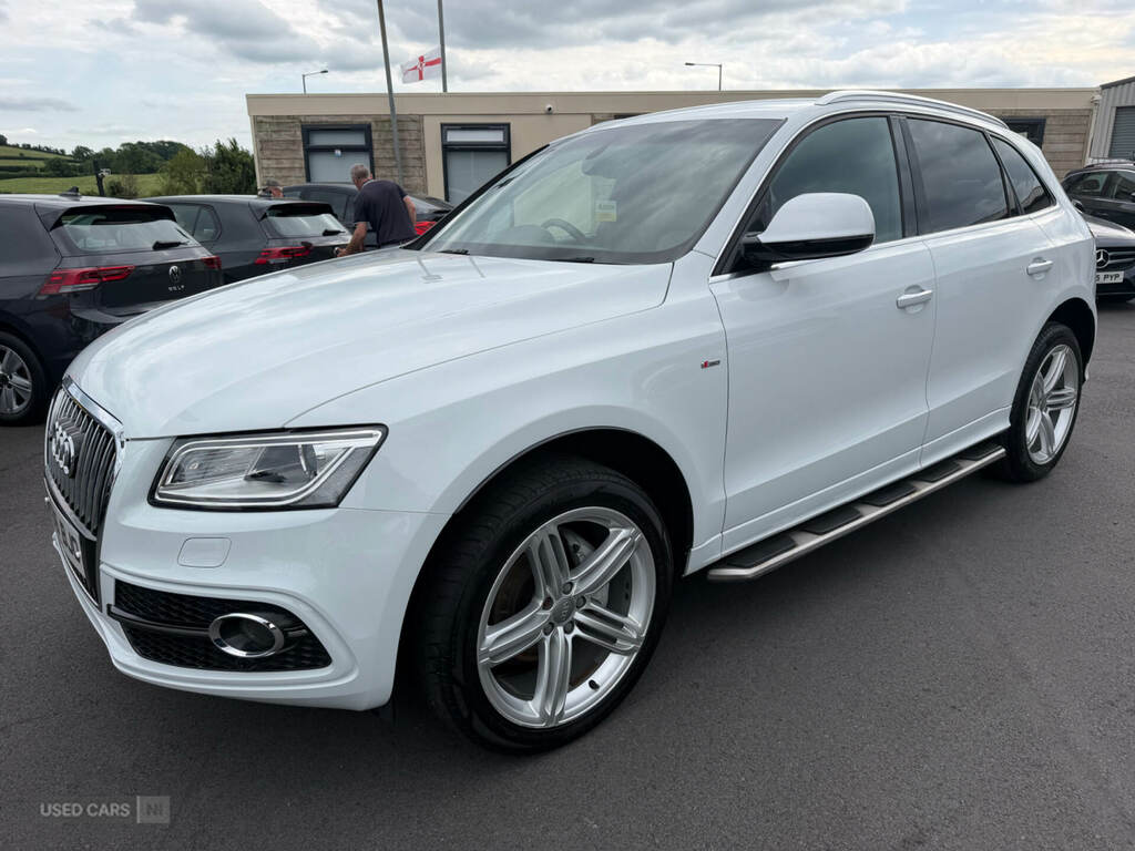 Audi Q5 2.0 Tdi 190 Quattro S Line Plus White #3