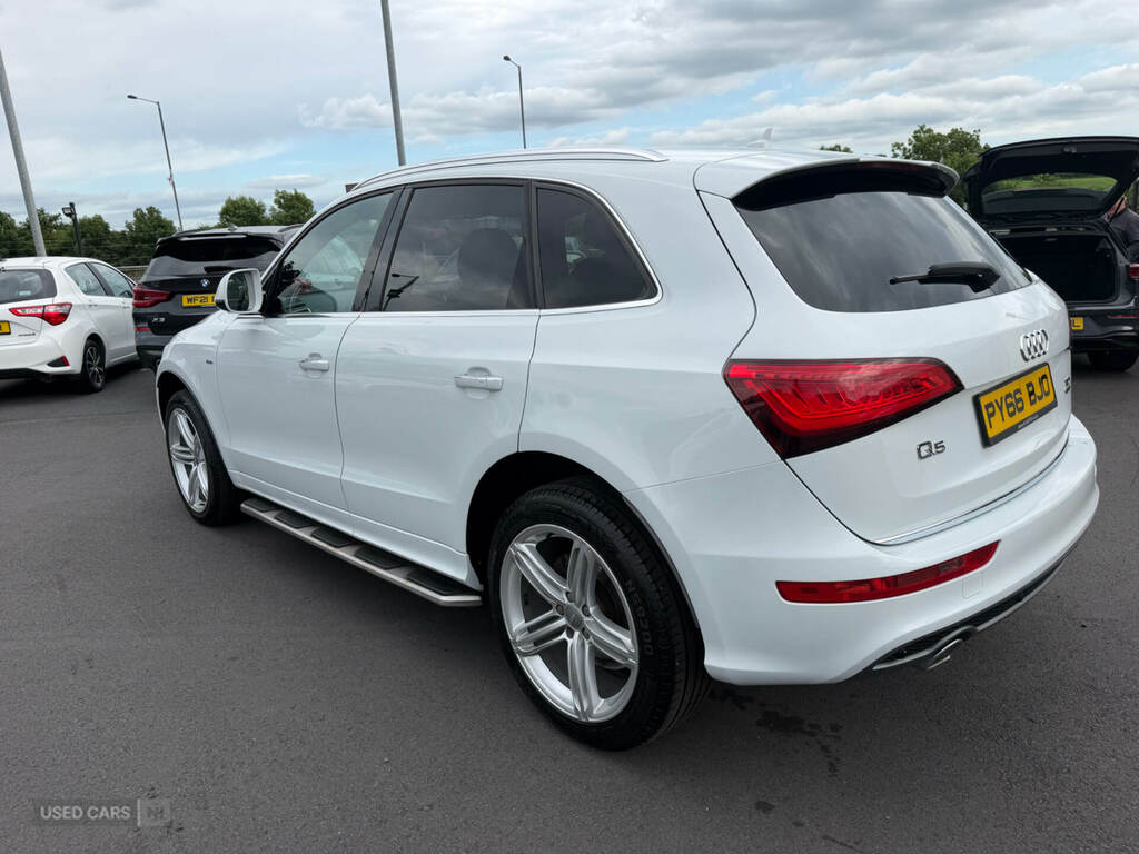 Audi Q5 2.0 Tdi 190 Quattro S Line Plus White #5