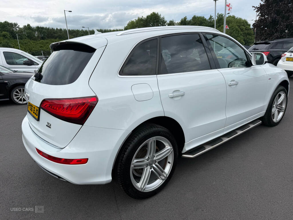 Audi Q5 2.0 Tdi 190 Quattro S Line Plus White #6