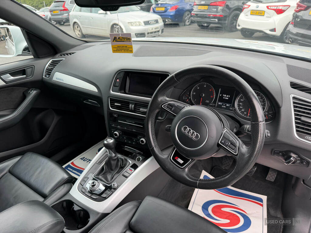 Audi Q5 2.0 Tdi 190 Quattro S Line Plus White #4