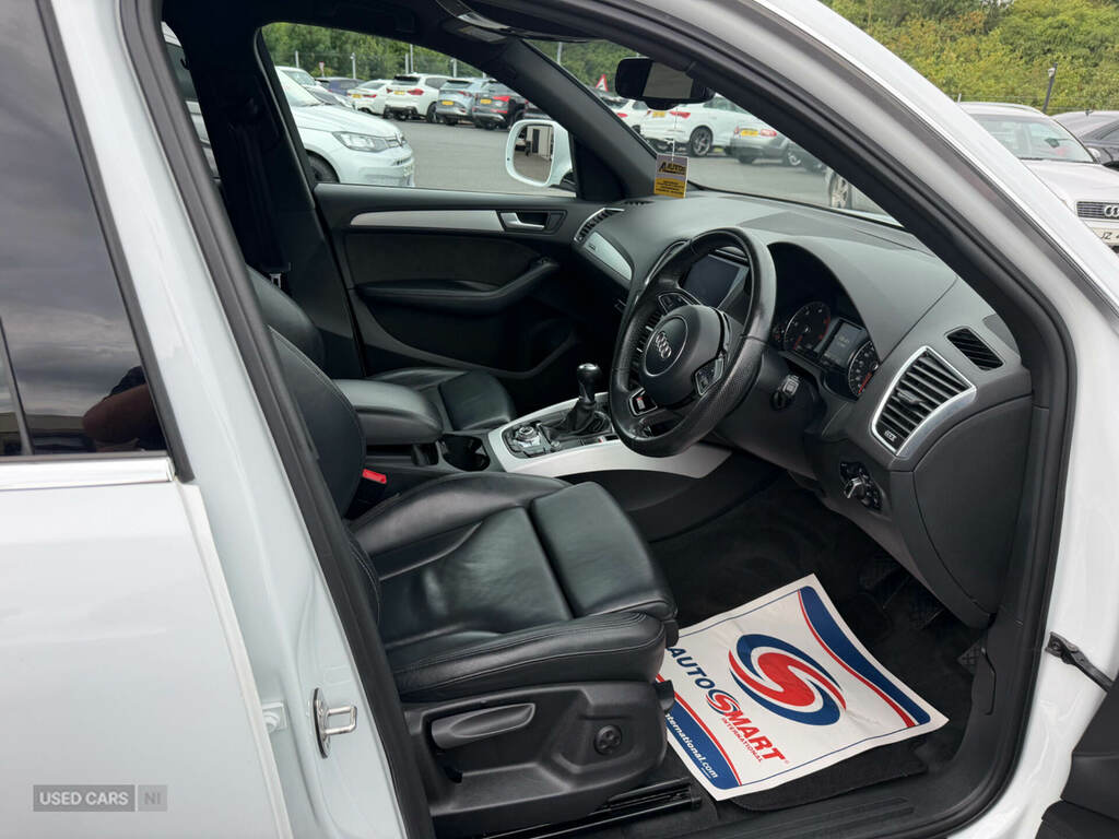 Audi Q5 2.0 Tdi 190 Quattro S Line Plus White #2