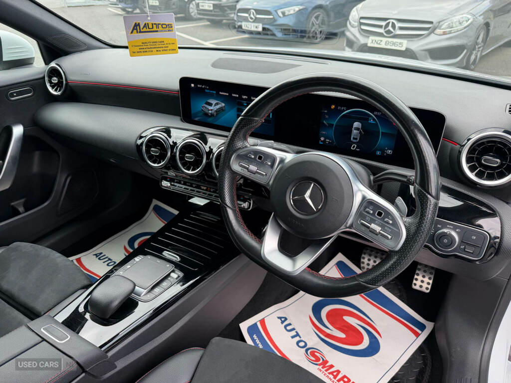Mercedes-Benz A Class A220d Amg Line Executive WF21YGU White #3