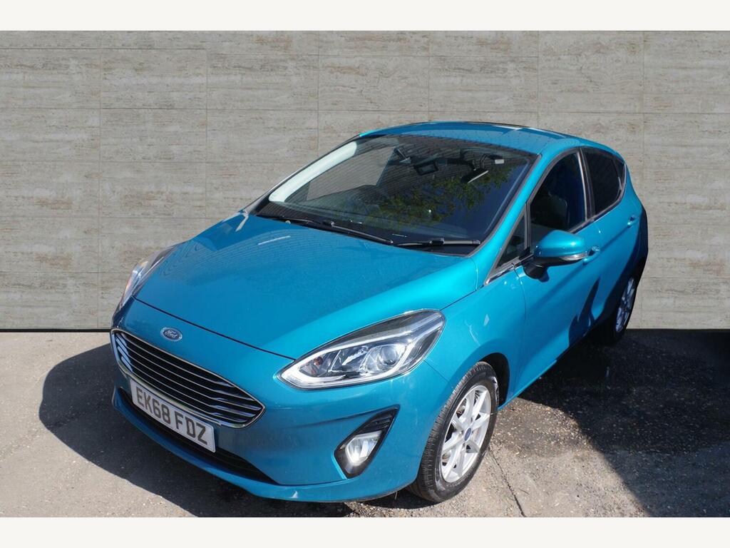 Ford Fiesta 1.0T Ecoboost Zetec Euro 6 S S 5D... EK68FDZ Blue #3