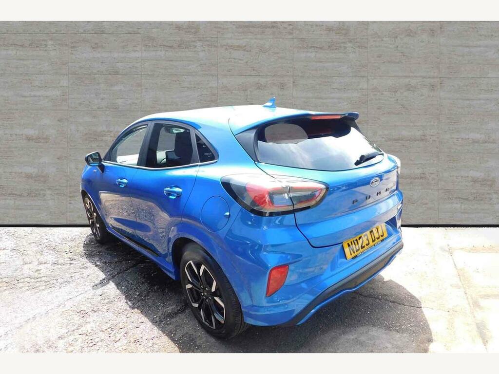 Ford Puma 1.0T Ecoboost Mhev St-line X Euro 6 ... ND23DJJ Blue #4