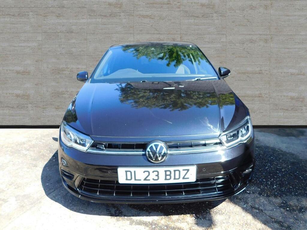 Volkswagen Polo 1.0 Tsi R-line Euro 6 S S 5Dr... DL23BDZ Black #2