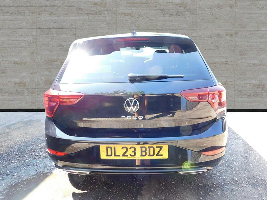 Volkswagen Polo 1.0 Tsi R-line Euro 6 S S 5Dr... DL23BDZ Black #6