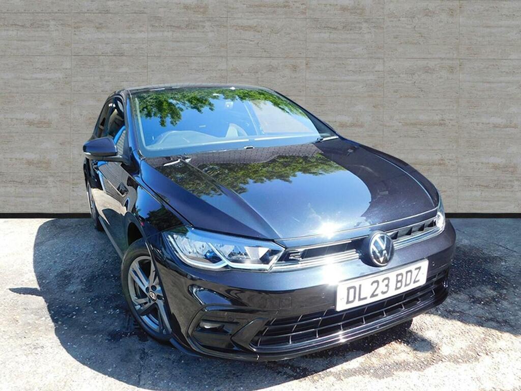 Volkswagen Polo 1.0 Tsi R-line Euro 6 S S 5Dr... DL23BDZ Black