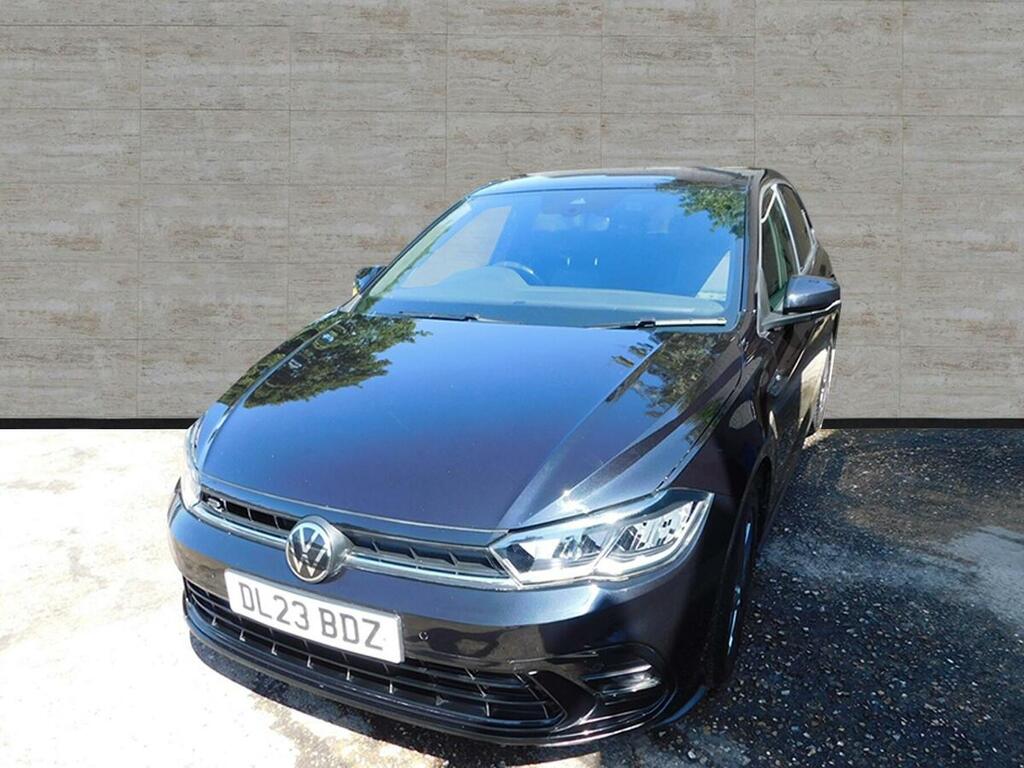 Volkswagen Polo 1.0 Tsi R-line Euro 6 S S 5Dr... DL23BDZ Black #3