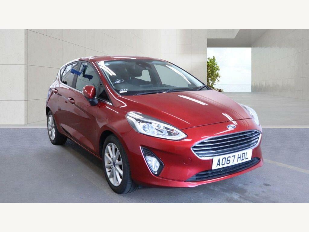 Ford Fiesta 1.0T Ecoboost Titanium Euro 6 S S... Red