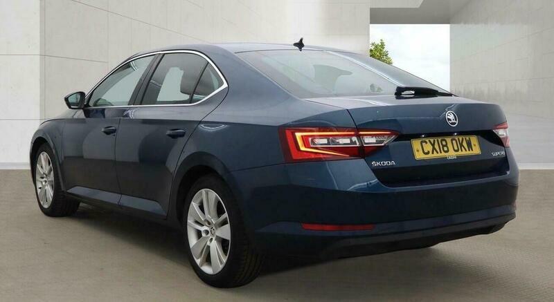 Skoda Superb 2.0 Tdi Se L CX18OKW Blue #3