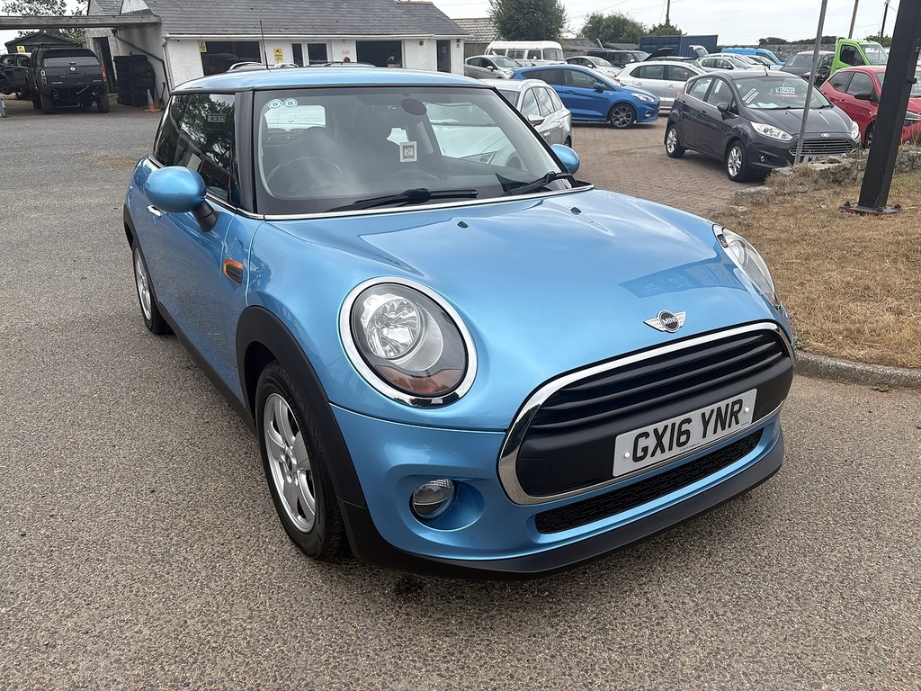 Mini Hatch One Blue #3
