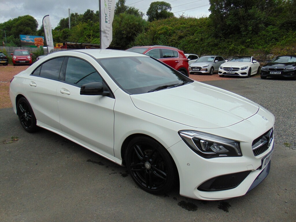 Mercedes-Benz CLA Class Saloon 2.1 Cla200d Amg Line Mot March 2027 Fin OY17JRX White #3