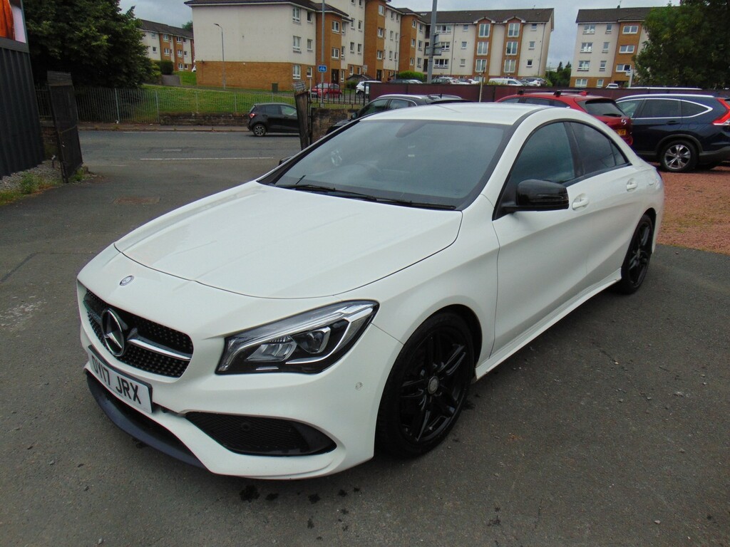 Mercedes-Benz CLA Class Saloon 2.1 Cla200d Amg Line Mot March 2027 Fin OY17JRX White #6