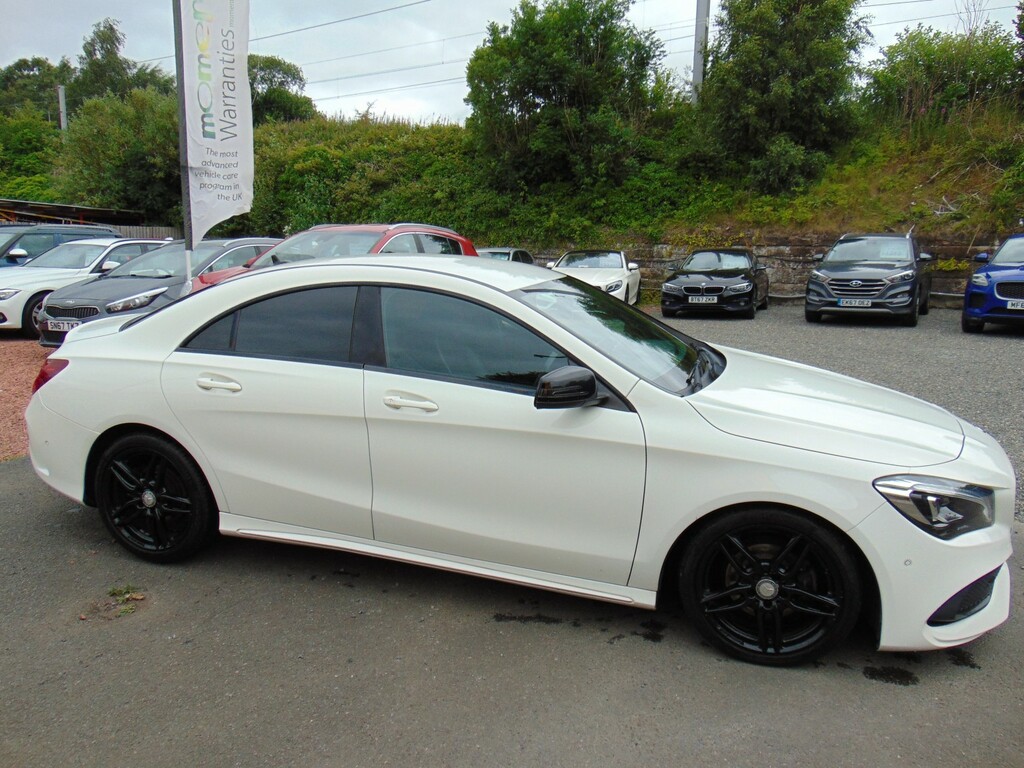 Mercedes-Benz CLA Class Saloon 2.1 Cla200d Amg Line Mot March 2027 Fin White