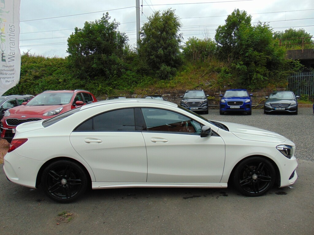 Mercedes-Benz CLA Class Saloon 2.1 Cla200d Amg Line Mot March 2027 Fin OY17JRX White #2