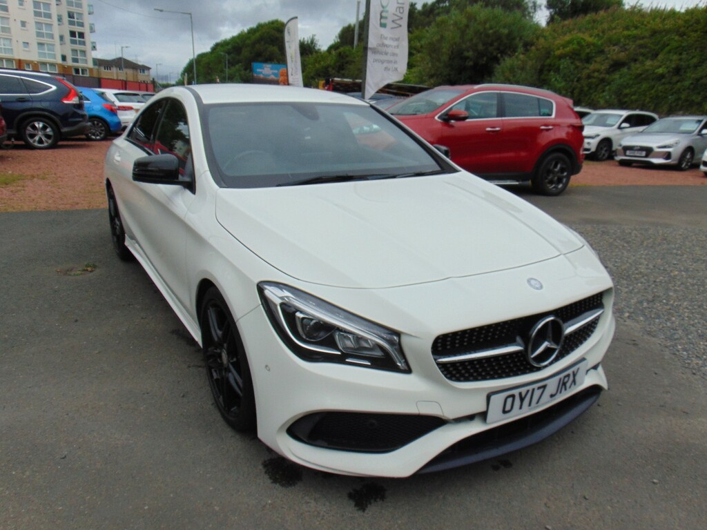 Mercedes-Benz CLA Class Saloon 2.1 Cla200d Amg Line Mot March 2027 Fin OY17JRX White #4
