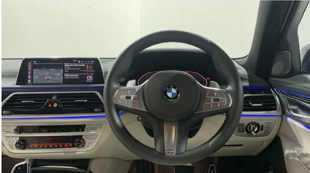 BMW 7 Series 3.0 740Ld M Sport Xdrive Euro 6 Ss Blue #12