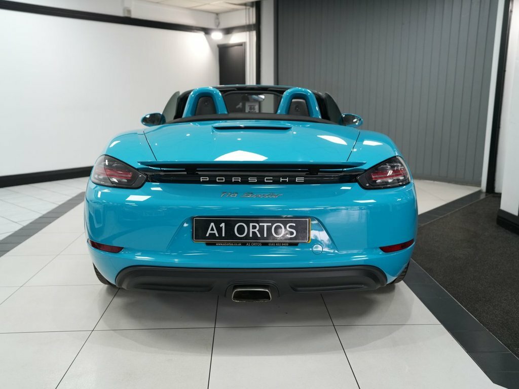 Porsche 718 Boxster Convertible Blue #5