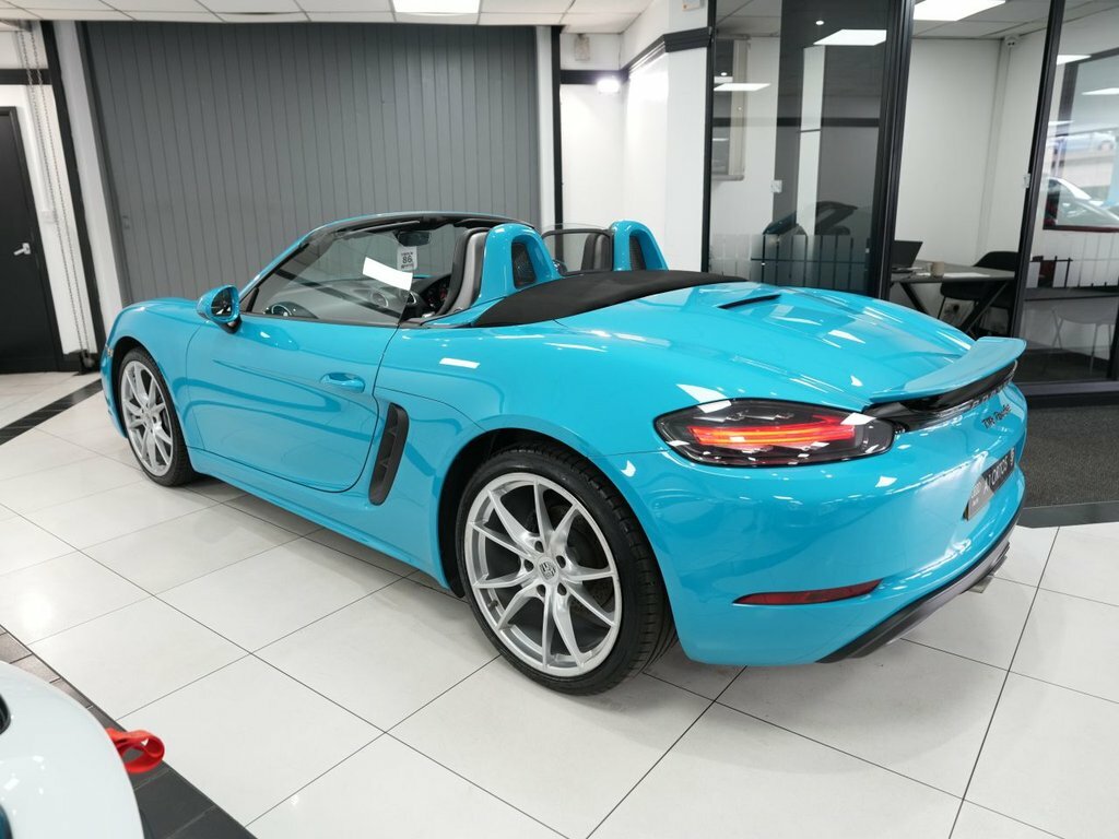 Porsche 718 Boxster Convertible Blue #6