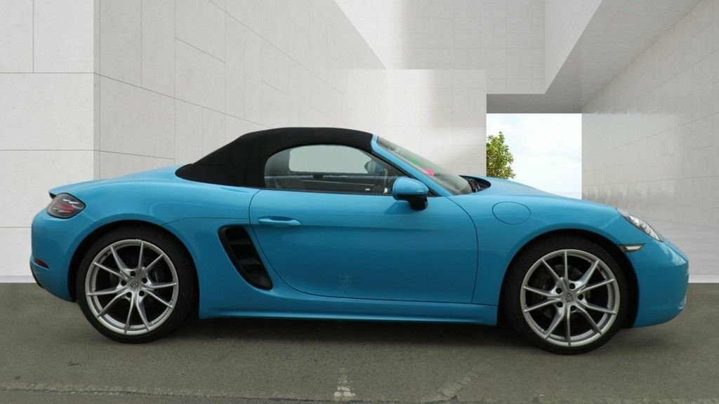 Porsche 718 Boxster Convertible Blue #6