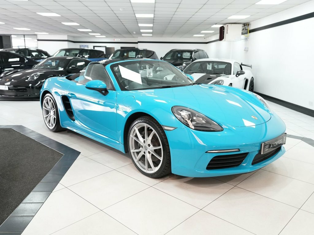 Porsche 718 Boxster Convertible Blue