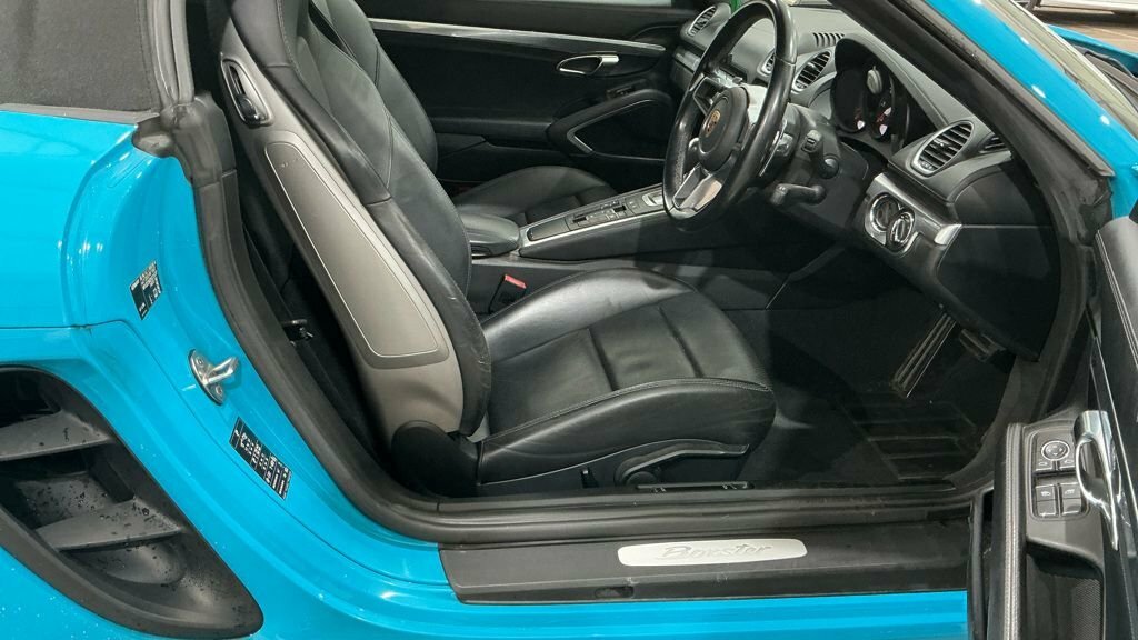 Porsche 718 Boxster Convertible Blue #3