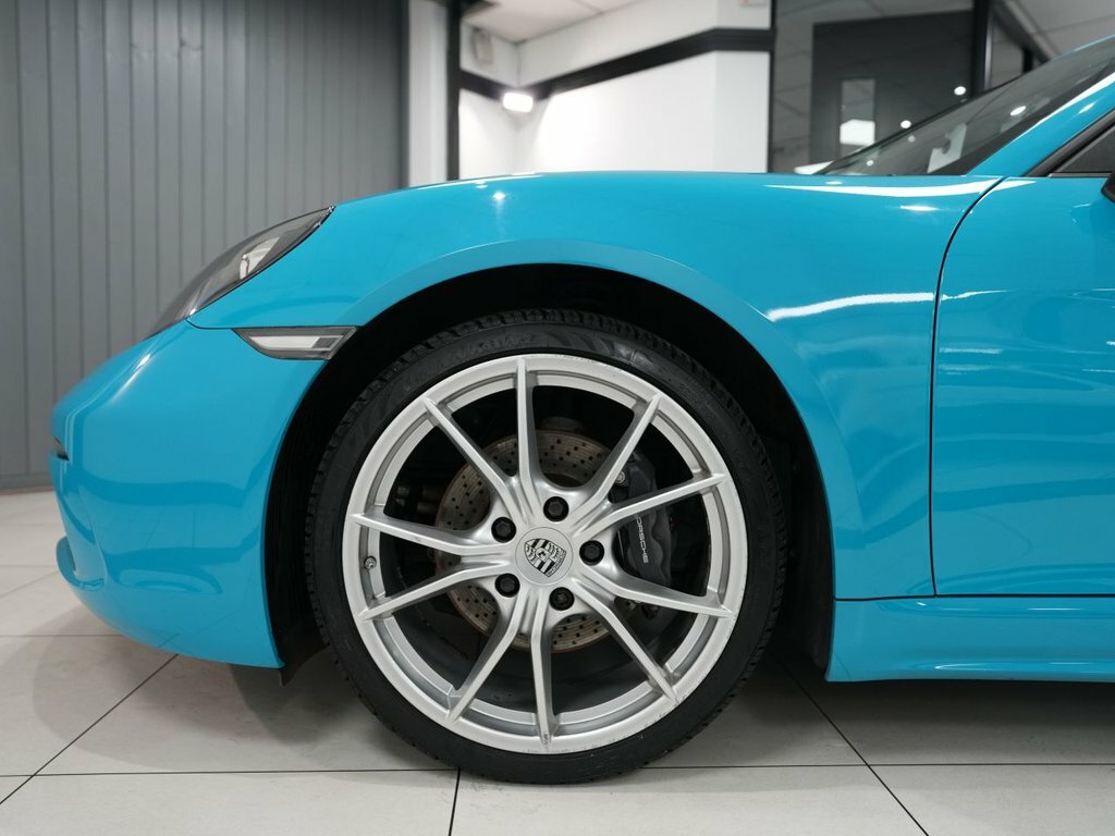 Porsche 718 Boxster Convertible Blue #4