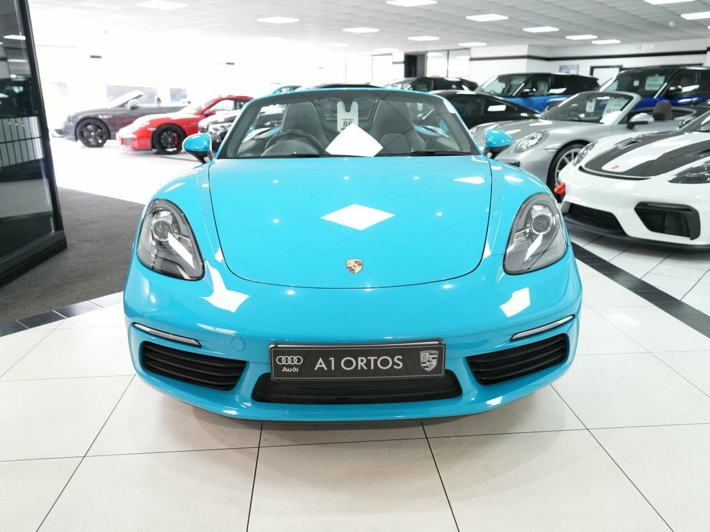 Porsche 718 Boxster Convertible Blue #2