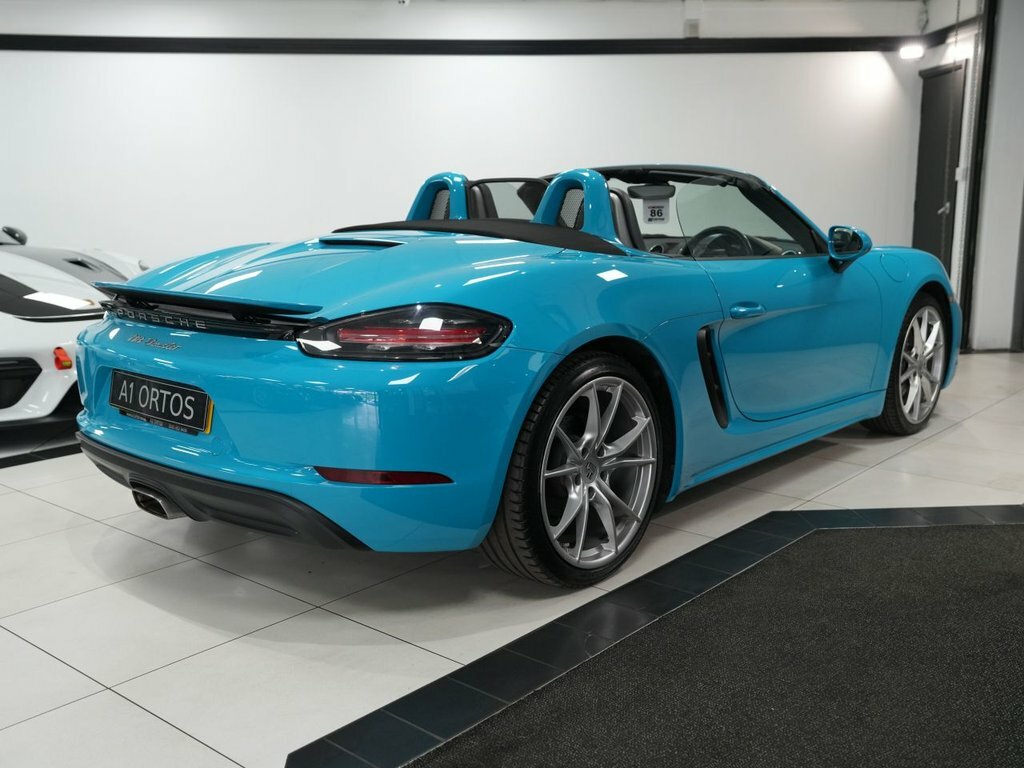 Porsche 718 Boxster Convertible Blue #6