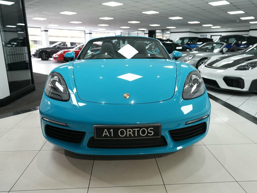 Porsche 718 Boxster Convertible Blue #2