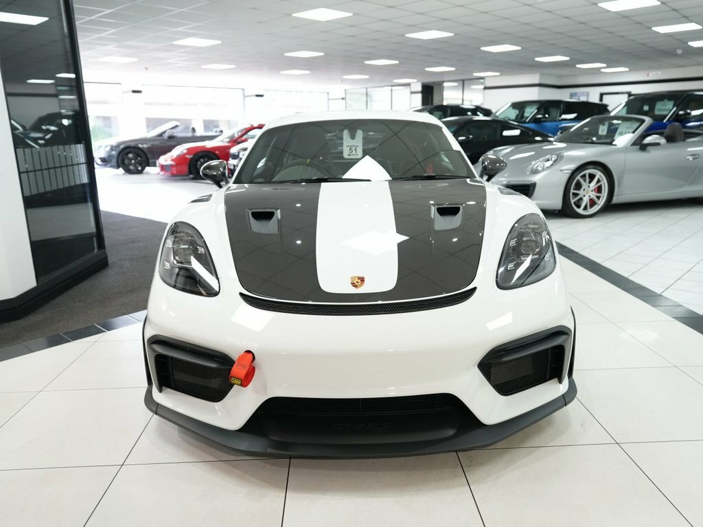 Porsche 718 Cayman 4L Gtrs White #3