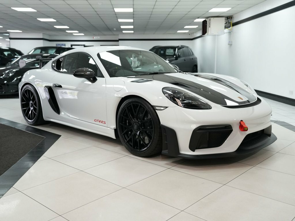 Porsche 718 Cayman 4L Gtrs White